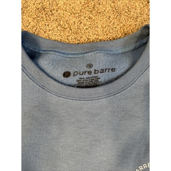 LOT of 2 Pure barre Sweatshirt Size Small XS Cotton Logo Studio Crewneck - Picture 4 of 7